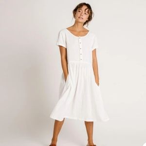 Olli Ella White Organic Dress